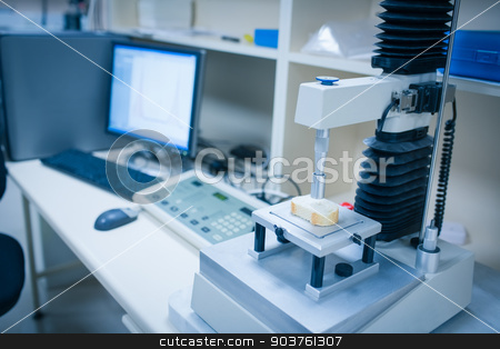To use this stock image in your creative project, please select the size you need over to the right and click the "Add to Cart" button.
Your downloaded image will come with the Cutcaster watermark removed so don’t worry about the watermark you see on this page. Machine analysing slice of bread with computer stock photo, Machine analysing slice of bread with computer at the university by Wavebreak Media