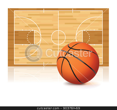 To use this stock image in your creative project, please select the size you need over to the right and click the "Add to Cart" button.
Your downloaded image will come with the Cutcaster watermark removed so don’t worry about the watermark you see on this page. Basketball and Court Isolated on White stock vector clipart, An illustration of a basketball and basketball court isolated on a white background. Vector EPS 10 available. EPS file contains transparencies and a gradient mesh. by Jason Enterline