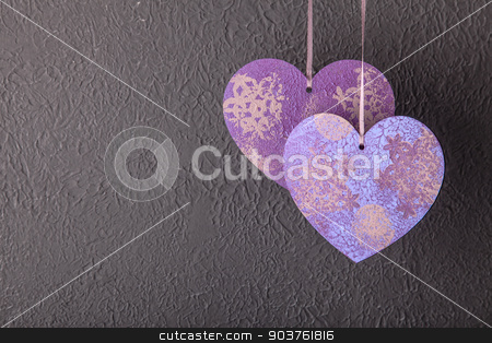 To use this stock image in your creative project, please select the size you need over to the right and click the "Add to Cart" button.
Your downloaded image will come with the Cutcaster watermark removed so don’t worry about the watermark you see on this page. Valentines Day background with hearts stock photo, Valentines Day background with hearts against textured grey wall by Oleksandr Solonenko