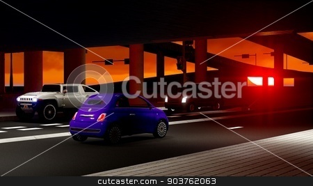 To use this stock image in your creative project, please select the size you need over to the right and click the "Add to Cart" button.
Your downloaded image will come with the Cutcaster watermark removed so don’t worry about the watermark you see on this page. Under the highway. Urban scene stock photo, high-level overpass that crosses over a highway by Dariusz Miszkiel