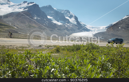 To use this stock image in your creative project, please select the size you need over to the right and click the "Add to Cart" button.
Your downloaded image will come with the Cutcaster watermark removed so don’t worry about the watermark you see on this page. Columbia Icefield landscape in Alberta. Canada stock photo, Columbia Icefield landscape in Alberta. Canada. Horizontal by ABBPhoto