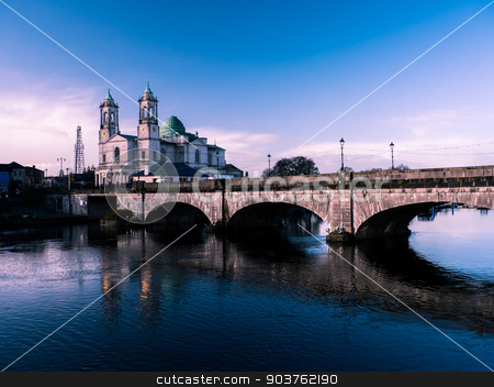 To use this stock image in your creative project, please select the size you need over to the right and click the "Add to Cart" button.
Your downloaded image will come with the Cutcaster watermark removed so don’t worry about the watermark you see on this page. Athlone bridge and river at day stock photo, Athlone bridge and river at day time by Viktor