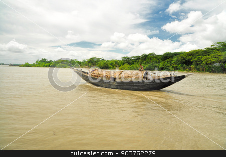 To use this stock image in your creative project, please select the size you need over to the right and click the "Add to Cart" button.
Your downloaded image will come with the Cutcaster watermark removed so don’t worry about the watermark you see on this page. Boat in Bangladesh stock photo, Traditional old river boat in Bangladesh by Michal Knitl