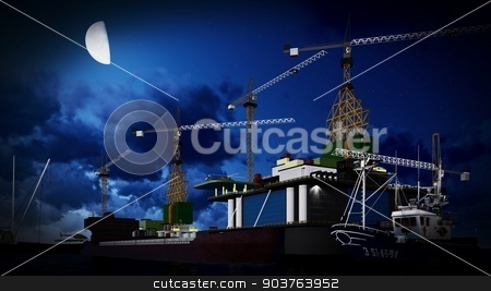 To use this stock image in your creative project, please select the size you need over to the right and click the "Add to Cart" button.
Your downloaded image will come with the Cutcaster watermark removed so don’t worry about the watermark you see on this page. Oil rig platform stock photo, Oil rig platform at night by Dariusz Miszkiel