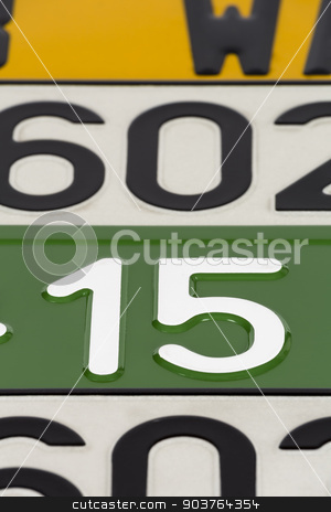 To use this stock image in your creative project, please select the size you need over to the right and click the "Add to Cart" button.
Your downloaded image will come with the Cutcaster watermark removed so don’t worry about the watermark you see on this page. License plates stock photo, European license plates in various colors by marekusz