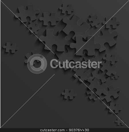 To use this stock image in your creative project, please select the size you need over to the right and click the "Add to Cart" button.
Your downloaded image will come with the Cutcaster watermark removed so don’t worry about the watermark you see on this page. Vector modern black puzzle background stock vector clipart, Vector modern black puzzle background. Eps 10 by petr zaika