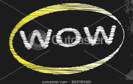 To use this stock image in your creative project, please select the size you need over to the right and click the "Add to Cart" button.
Your downloaded image will come with the Cutcaster watermark removed so don’t worry about the watermark you see on this page. WOW Blackboard stock vector clipart, A blackboard with a chalk word WOW by Kotto