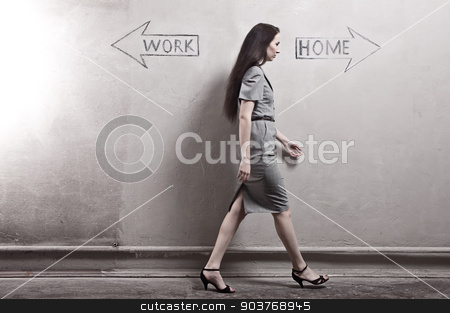To use this stock image in your creative project, please select the size you need over to the right and click the "Add to Cart" button.
Your downloaded image will come with the Cutcaster watermark removed so don’t worry about the watermark you see on this page. Work - Home stock photo, young girl against the old wall with graffiti. toned image. by Suchota