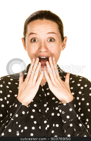To use this stock image in your creative project, please select the size you need over to the right and click the "Add to Cart" button.
Your downloaded image will come with the Cutcaster watermark removed so don’t worry about the watermark you see on this page. Surprised Caucasian Woman stock photo, Surprised looking caucasian women on white background by Scott Griessel