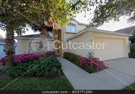 To use this stock image in your creative project, please select the size you need over to the right and click the "Add to Cart" button.
Your downloaded image will come with the Cutcaster watermark removed so don’t worry about the watermark you see on this page. Front Exterior stock photo, A Front Exterior of a Home in Florida by Lucy Clark