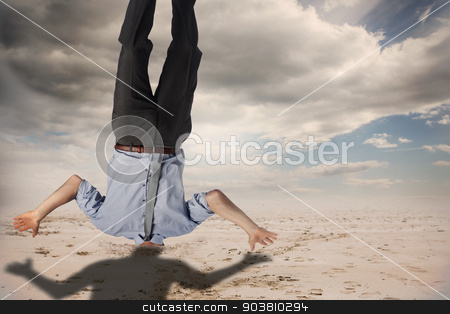 To use this stock image in your creative project, please select the size you need over to the right and click the "Add to Cart" button.
Your downloaded image will come with the Cutcaster watermark removed so don’t worry about the watermark you see on this page. Composite image of businessman burying his head stock photo, Businessman burying his head against cloudy sky background by Wavebreak Media