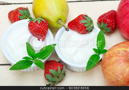 To use this stock image in your creative project, please select the size you need over to the right and click the "Add to Cart" button.
Your downloaded image will come with the Cutcaster watermark removed so don’t worry about the watermark you see on this page. fruits and yogurt stock photo, fresh fruits and whole milk yogurt on a rustic wood table by Francesco Perre