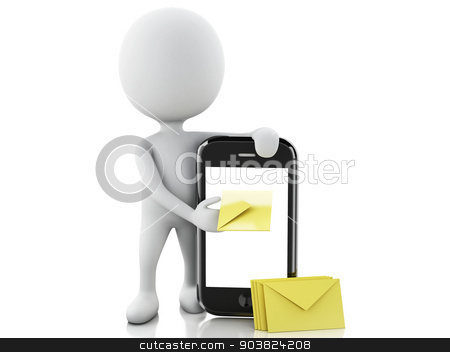 To use this stock image in your creative project, please select the size you need over to the right and click the "Add to Cart" button.
Your downloaded image will come with the Cutcaster watermark removed so don’t worry about the watermark you see on this page. 3d white people with mobile phone and sms. stock photo, 3d white people with mobile phone and sms. Isolated white background. 3d image by nicolas menijes