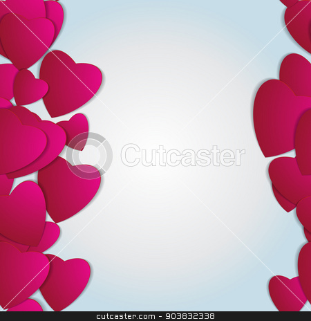 To use this stock image in your creative project, please select the size you need over to the right and click the "Add to Cart" button.
Your downloaded image will come with the Cutcaster watermark removed so don’t worry about the watermark you see on this page. Valentines day. Abstract paper hearts. Love. Valentine background with hearts stock vector clipart, Valentines day. Abstract paper hearts. Love. Valentine background with hearts by LittleCuckoo