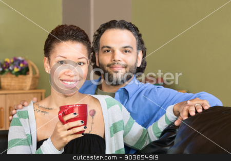 To use this stock image in your creative project, please select the size you need over to the right and click the "Add to Cart" button.
Your downloaded image will come with the Cutcaster watermark removed so don’t worry about the watermark you see on this page. Cheerful Couple with Mug stock photo, Cheerful couple holding hands with red mug by Scott Griessel