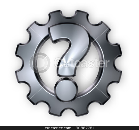 To use this stock image in your creative project, please select the size you need over to the right and click the "Add to Cart" button.
Your downloaded image will come with the Cutcaster watermark removed so don’t worry about the watermark you see on this page. cogwheel quest stock photo, gear wheel and question mark - 3d illustration by J?
