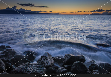 To use this stock image in your creative project, please select the size you need over to the right and click the "Add to Cart" button.
Your downloaded image will come with the Cutcaster watermark removed so don’t worry about the watermark you see on this page. Crashing Waves on Beach stock photo, Waves crashing into beach on Maui Hawaii by Scott Griessel