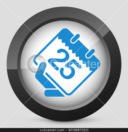 To use this stock image in your creative project, please select the size you need over to the right and click the "Add to Cart" button.
Your downloaded image will come with the Cutcaster watermark removed so don’t worry about the watermark you see on this page. Calendar icon stock vector clipart, Calendar icon by Myvector