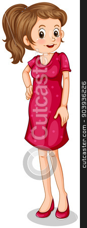 To use this stock image in your creative project, please select the size you need over to the right and click the "Add to Cart" button.
Your downloaded image will come with the Cutcaster watermark removed so don’t worry about the watermark you see on this page. Girl stock vector clipart, Poster of a young lady posing by Matthew Cole