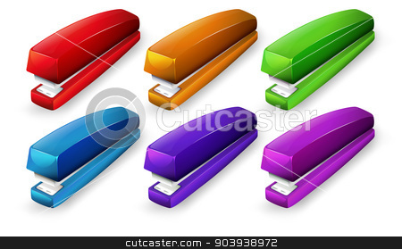 To use this stock image in your creative project, please select the size you need over to the right and click the "Add to Cart" button.
Your downloaded image will come with the Cutcaster watermark removed so don’t worry about the watermark you see on this page. Staplers stock vector clipart, Illustration of a set of staplers by Matthew Cole
