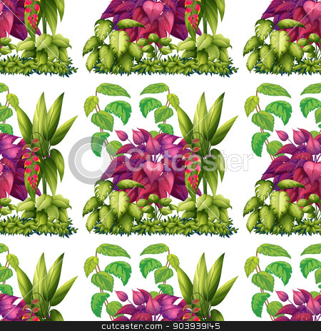 To use this stock image in your creative project, please select the size you need over to the right and click the "Add to Cart" button.
Your downloaded image will come with the Cutcaster watermark removed so don’t worry about the watermark you see on this page. Seamless plants stock vector clipart, Illustration of a seamless plants by Matthew Cole