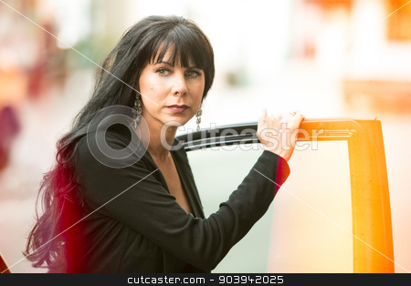 To use this stock image in your creative project, please select the size you need over to the right and click the "Add to Cart" button.
Your downloaded image will come with the Cutcaster watermark removed so don’t worry about the watermark you see on this page. Woman In Light Leak Effect stock photo, Pretty woman with dirty lens light leak effect by Scott Griessel