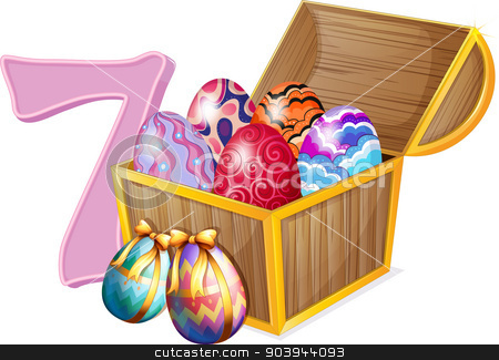 To use this stock image in your creative project, please select the size you need over to the right and click the "Add to Cart" button.
Your downloaded image will come with the Cutcaster watermark removed so don’t worry about the watermark you see on this page. Seven Easter eggs stock vector clipart, Illustration of the seven Easter eggs on a white background by Matthew Cole