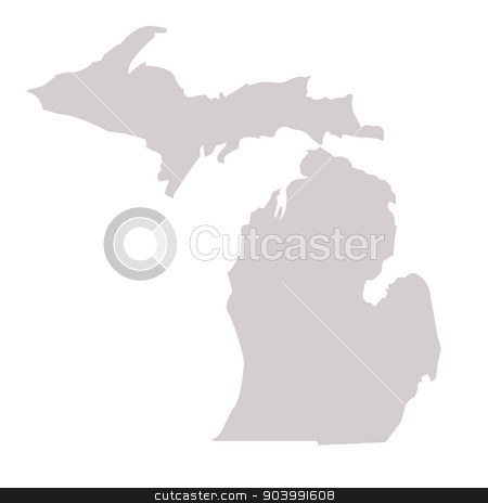 To use this stock image in your creative project, please select the size you need over to the right and click the "Add to Cart" button.
Your downloaded image will come with the Cutcaster watermark removed so don’t worry about the watermark you see on this page. Michigan State map stock photo, Michigan State map isolated on a white background, USA. by Martin Crowdy