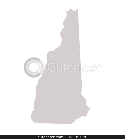 To use this stock image in your creative project, please select the size you need over to the right and click the "Add to Cart" button.
Your downloaded image will come with the Cutcaster watermark removed so don’t worry about the watermark you see on this page. New Hampshire State map stock photo, New Hampshire State map isolated on a white background, USA. by Martin Crowdy