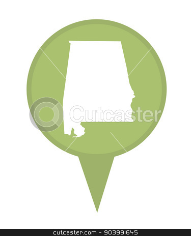 To use this stock image in your creative project, please select the size you need over to the right and click the "Add to Cart" button.
Your downloaded image will come with the Cutcaster watermark removed so don’t worry about the watermark you see on this page. State of Alabama map pin stock photo, American state of Alabama marker pin isolated on a white background. by Martin Crowdy