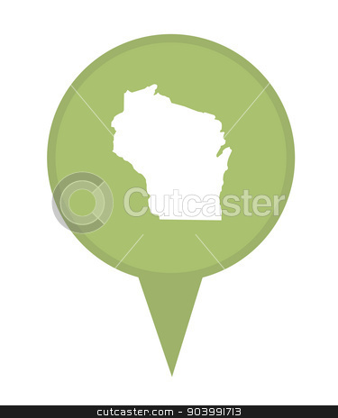 To use this stock image in your creative project, please select the size you need over to the right and click the "Add to Cart" button.
Your downloaded image will come with the Cutcaster watermark removed so don’t worry about the watermark you see on this page. State of Wisconsin map pin stock photo, American state of Wisconsin marker pin isolated on a white background. by Martin Crowdy