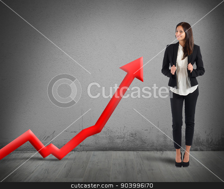 To use this stock image in your creative project, please select the size you need over to the right and click the "Add to Cart" button.
Your downloaded image will come with the Cutcaster watermark removed so don’t worry about the watermark you see on this page. Good profit stock photo, Businesswoman proud of its good financial profit by Federico Caputo
