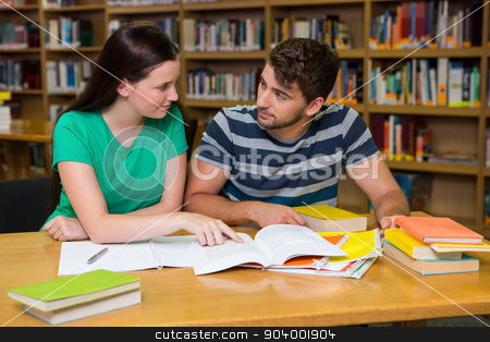 To use this stock image in your creative project, please select the size you need over to the right and click the "Add to Cart" button.
Your downloaded image will come with the Cutcaster watermark removed so don’t worry about the watermark you see on this page. Students studying together in the library stock photo, Students studying together in the library at the university by Wavebreak Media