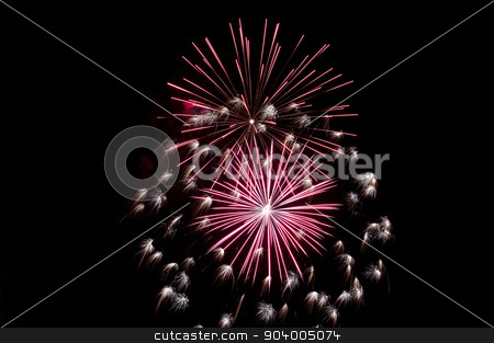 To use this stock image in your creative project, please select the size you need over to the right and click the "Add to Cart" button.
Your downloaded image will come with the Cutcaster watermark removed so don’t worry about the watermark you see on this page. fireworks explosion stock photo, Fireworks explode in the night. by Joe Tabb