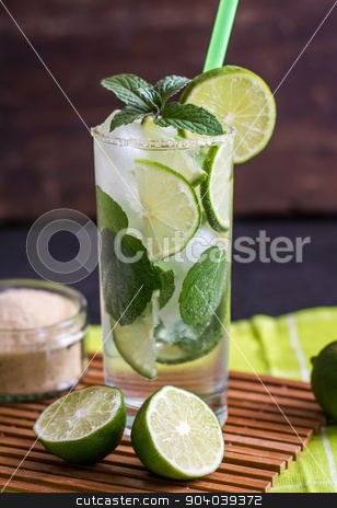 To use this stock image in your creative project, please select the size you need over to the right and click the "Add to Cart" button.
Your downloaded image will come with the Cutcaster watermark removed so don’t worry about the watermark you see on this page. Mojito Drink stock photo, Mojito Lime Drink Cocktail by Karol Czinege