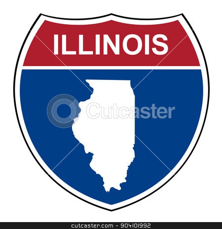 To use this stock image in your creative project, please select the size you need over to the right and click the "Add to Cart" button.
Your downloaded image will come with the Cutcaster watermark removed so don’t worry about the watermark you see on this page. Illinois interstate highway shield stock photo, Illinois American interstate highway road shield isolated on a white background. by Martin Crowdy