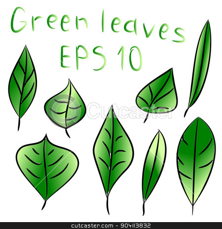 To use this stock image in your creative project, please select the size you need over to the right and click the "Add to Cart" button.
Your downloaded image will come with the Cutcaster watermark removed so don’t worry about the watermark you see on this page. Vector illustration of ecology concept with glossy green leaves stock vector clipart, Vector illustration of ecology concept icon with glossy green leaves by Vladimir Khapaev