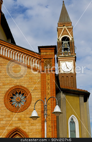 To use this stock image in your creative project, please select the size you need over to the right and click the "Add to Cart" button.
Your downloaded image will come with the Cutcaster watermark removed so don’t worry about the watermark you see on this page. in milan old abstract in italy street lamp stock photo, old abstract in italy the wall and church tower bell sunny day by mason luca