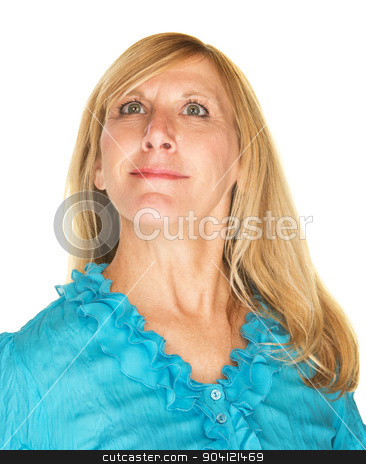To use this stock image in your creative project, please select the size you need over to the right and click the "Add to Cart" button.
Your downloaded image will come with the Cutcaster watermark removed so don’t worry about the watermark you see on this page. Female Snob stock photo, Beautiful middle aged Caucasian female over white background by Scott Griessel