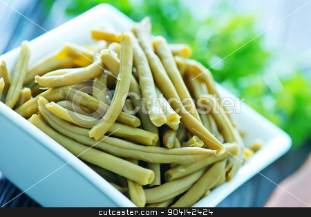 To use this stock image in your creative project, please select the size you need over to the right and click the "Add to Cart" button.
Your downloaded image will come with the Cutcaster watermark removed so don’t worry about the watermark you see on this page. pickled beans stock photo, beans in bowl and on a table by tycoon