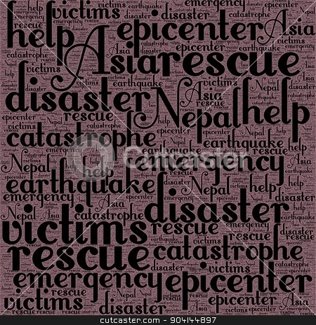 To use this stock image in your creative project, please select the size you need over to the right and click the "Add to Cart" button.
Your downloaded image will come with the Cutcaster watermark removed so don’t worry about the watermark you see on this page. Nepal Earthquake Tremore stock photo, Neap Earthquake Tremore word salad cloud illustration. by Henrik Lehnerer