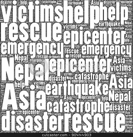To use this stock image in your creative project, please select the size you need over to the right and click the "Add to Cart" button.
Your downloaded image will come with the Cutcaster watermark removed so don’t worry about the watermark you see on this page. Nepal Earthquake Tremore stock photo, Neap Earthquake Tremore word salad cloud illustration. by Henrik Lehnerer