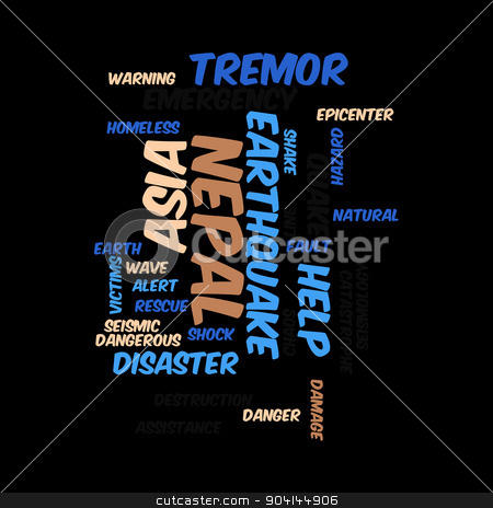 To use this stock image in your creative project, please select the size you need over to the right and click the "Add to Cart" button.
Your downloaded image will come with the Cutcaster watermark removed so don’t worry about the watermark you see on this page. Nepal Earthquake Tremore stock photo, Neap Earthquake Tremore word salad cloud illustration. by Henrik Lehnerer
