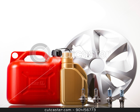 To use this stock image in your creative project, please select the size you need over to the right and click the "Add to Cart" button.
Your downloaded image will come with the Cutcaster watermark removed so don’t worry about the watermark you see on this page. Set of auto parts, car battery on vivid moto concept stock photo, Set of auto parts, car battery on vivid moto concept by Sebastian Duda