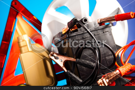 To use this stock image in your creative project, please select the size you need over to the right and click the "Add to Cart" button.
Your downloaded image will come with the Cutcaster watermark removed so don’t worry about the watermark you see on this page. Car battery with two jumper cables clipped on vivid moto concept stock photo, Car battery with two jumper cables clipped on vivid moto concept by Sebastian Duda