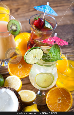 To use this stock image in your creative project, please select the size you need over to the right and click the "Add to Cart" button.
Your downloaded image will come with the Cutcaster watermark removed so don’t worry about the watermark you see on this page. Cocktails, alcohol drinks with fruits stock photo, Cocktails, alcohol drinks with fruits by Sebastian Duda