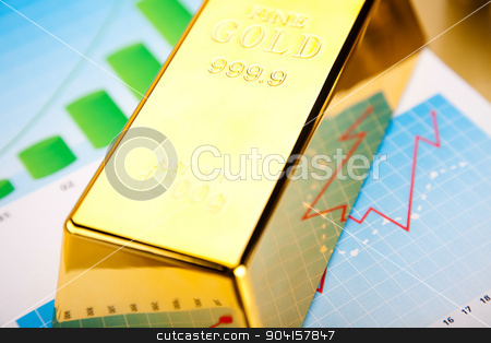 To use this stock image in your creative project, please select the size you need over to the right and click the "Add to Cart" button.
Your downloaded image will come with the Cutcaster watermark removed so don’t worry about the watermark you see on this page. Gold bars with a linear graph, ambient financial concept stock photo, Gold bars with a linear graph, ambient financial concept by Sebastian Duda