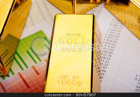 To use this stock image in your creative project, please select the size you need over to the right and click the "Add to Cart" button.
Your downloaded image will come with the Cutcaster watermark removed so don’t worry about the watermark you see on this page. Gold bars background, ambient financial concept stock photo, Gold bars background, ambient financial concept by Sebastian Duda