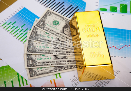 To use this stock image in your creative project, please select the size you need over to the right and click the "Add to Cart" button.
Your downloaded image will come with the Cutcaster watermark removed so don’t worry about the watermark you see on this page. Gold bars background, ambient financial concept stock photo, Gold bars background, ambient financial concept by Sebastian Duda