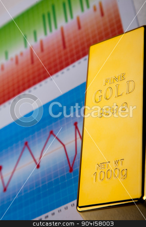 To use this stock image in your creative project, please select the size you need over to the right and click the "Add to Cart" button.
Your downloaded image will come with the Cutcaster watermark removed so don’t worry about the watermark you see on this page. Gold bars with a linear graph, ambient financial concept stock photo, Gold bars with a linear graph, ambient financial concept by Sebastian Duda